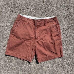 Old Navy Men's Rust Flat Front Shorts